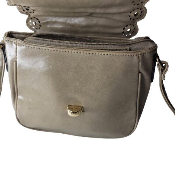 Tan Crossbody Casual Everyday Small Handbag - Picture 2 of 8